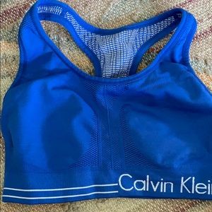 Reversible Calvin Klein compression sports bra